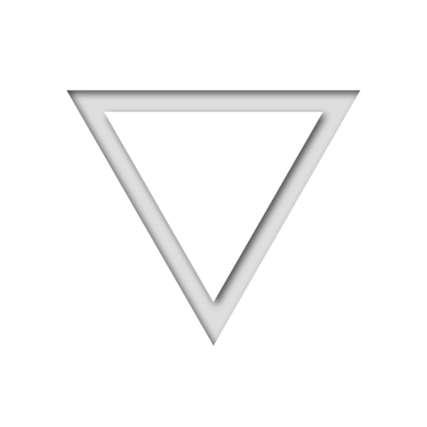 Белый треугольник на белом фоне