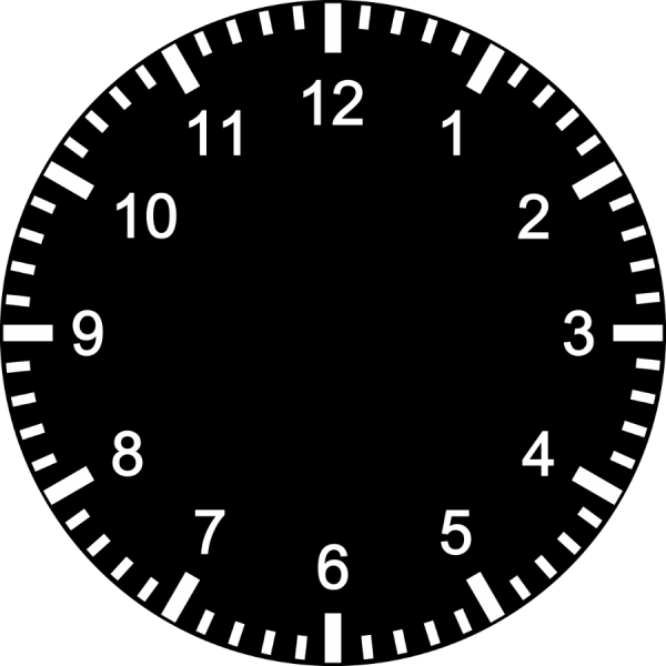 Циферблат без стрелок