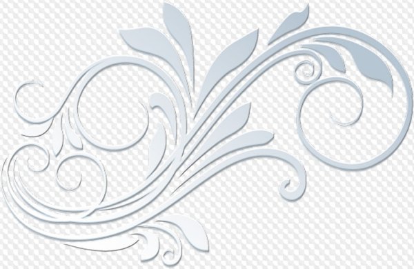 Узоры на прозрачном фоне