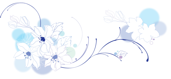 Векторные цветы на белом фоне