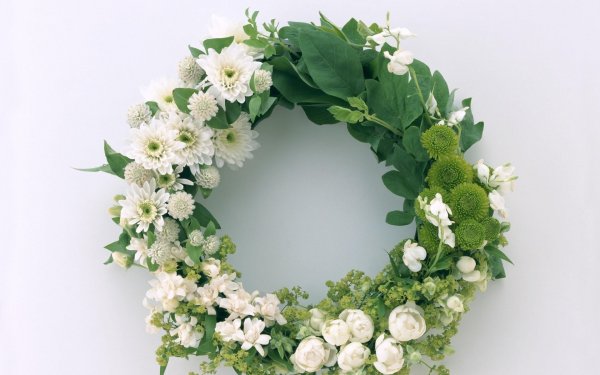 Венок из цветов