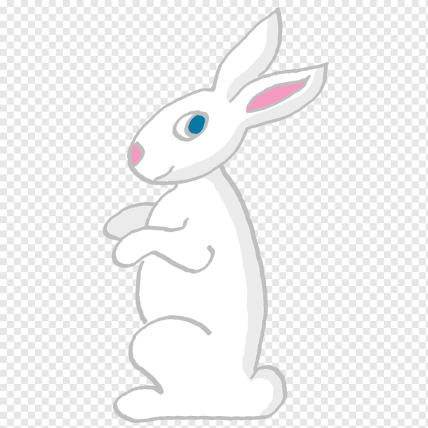 Зайчик рисунок