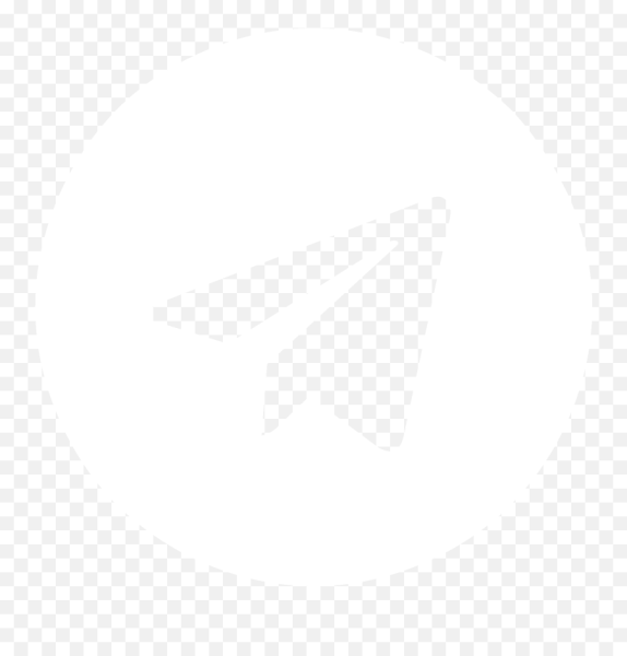 Логотип телеграм белый