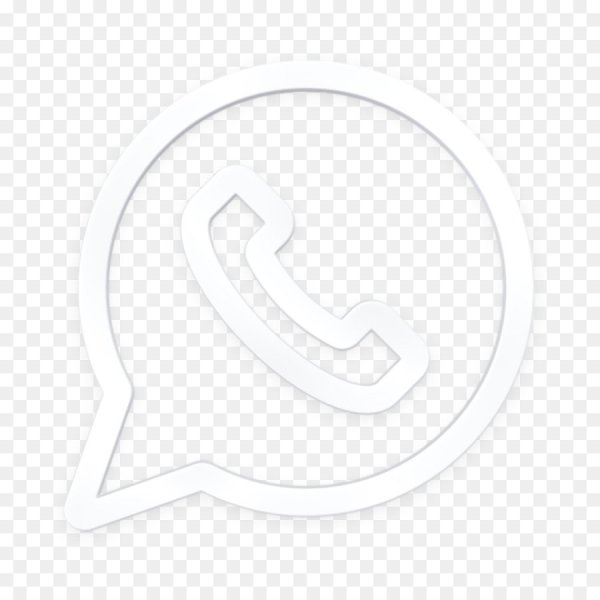 Белые иконки на прозрачном фоне