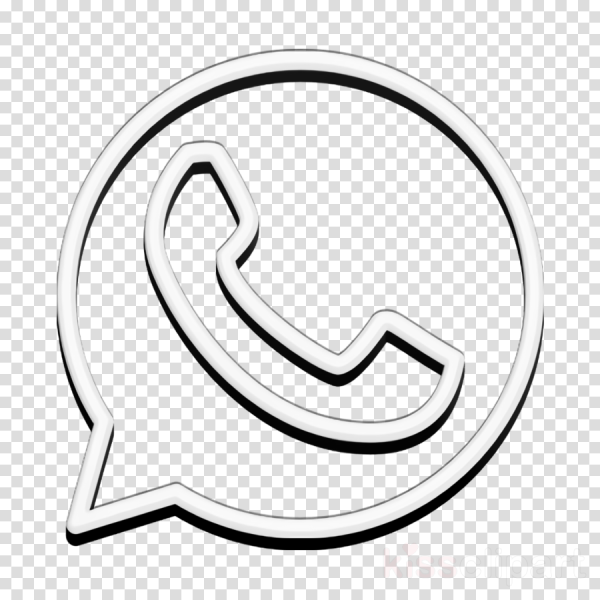 Значок ватсап белый