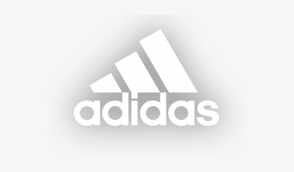 Adidas логотип белый