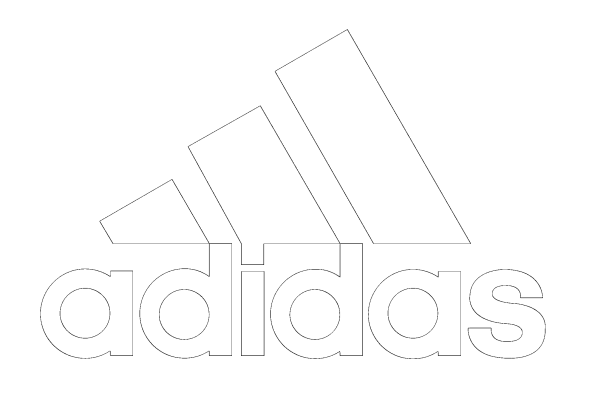 Adidas logo White
