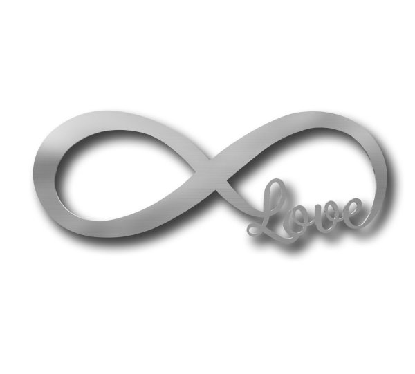 Бесконечность на белом фоне