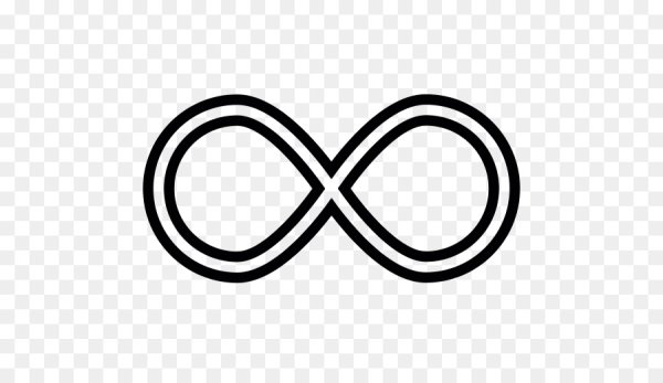 Знак бесконечности без фона