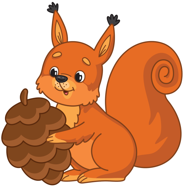 Белка рисунок