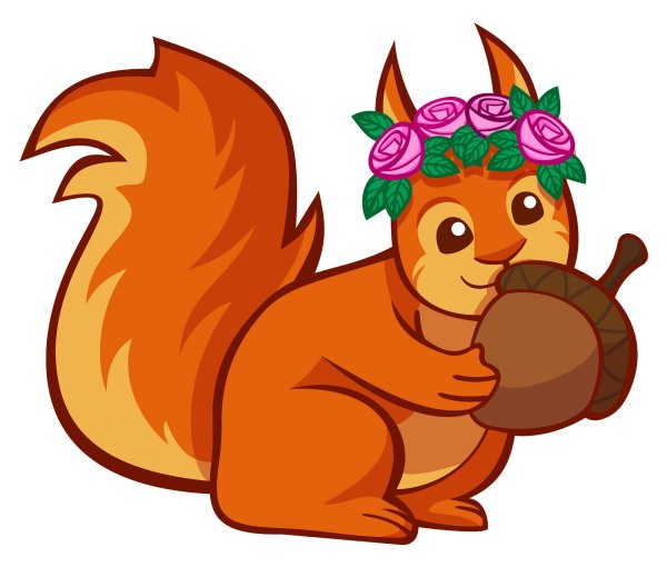 Белочка рисунок