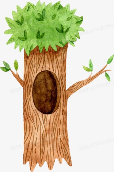 Нарисовать дерево с дуплом