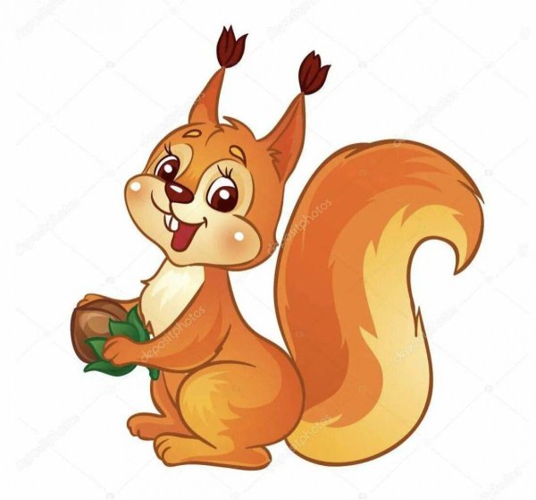 Белочка картинка для детей