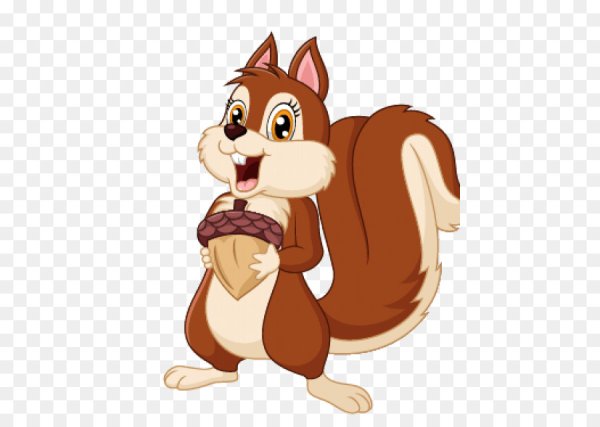 Белка из мультика