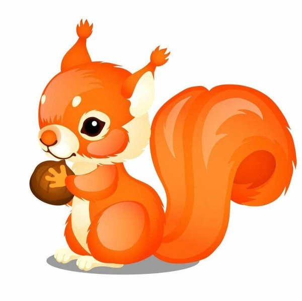 Белка мультяшная