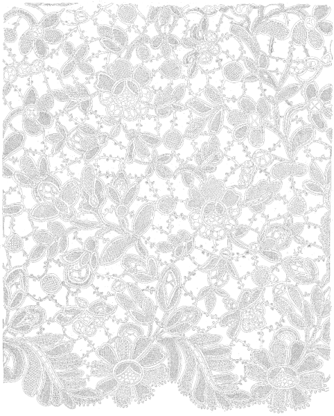 Кружева на прозрачном фоне