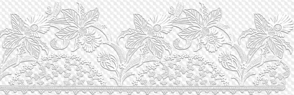 Кружева на прозрачном фоне