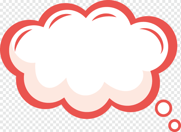 Облачко для текста цветное