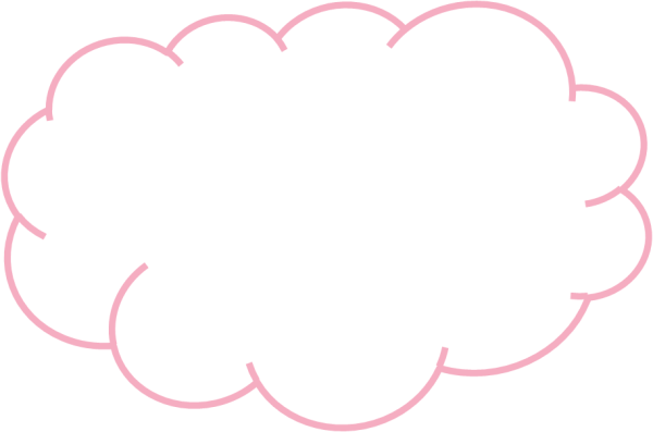 Рамка облачко