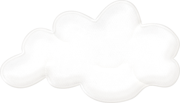 Облако на белом фоне