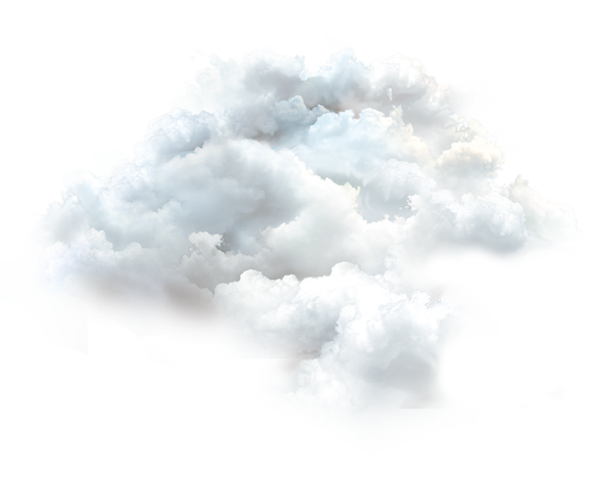 Облако на белом фоне