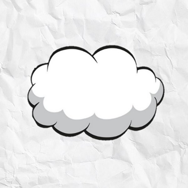 Облачко мультяшное