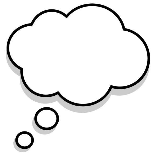 Мысли на белом фоне