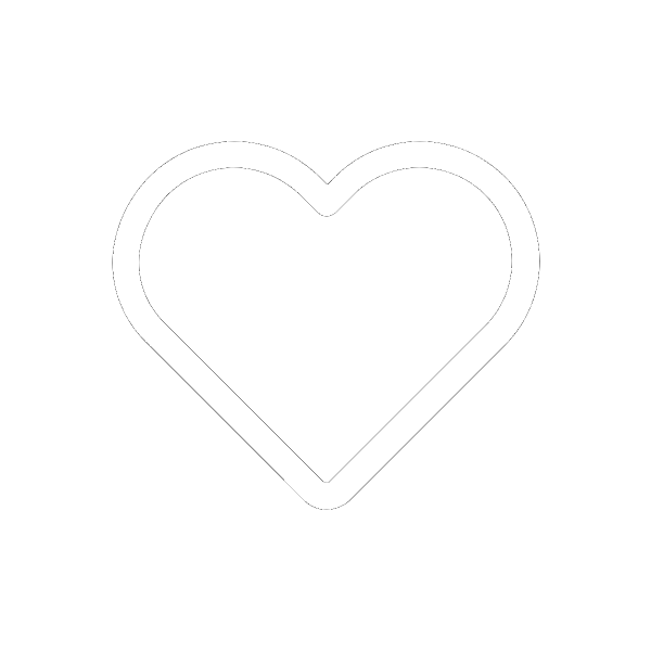 Белое сердечко