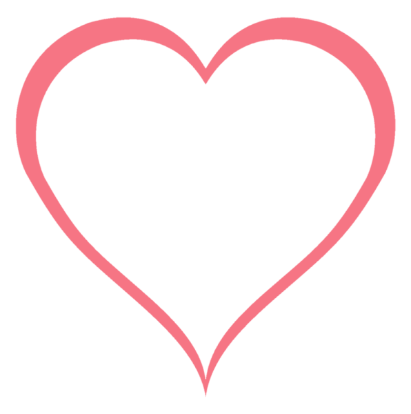 Белое сердце на прозрачном фоне