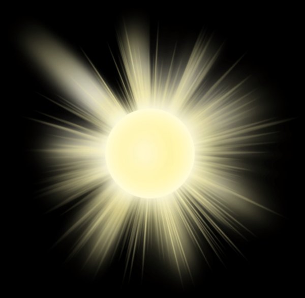 Сияние солнца