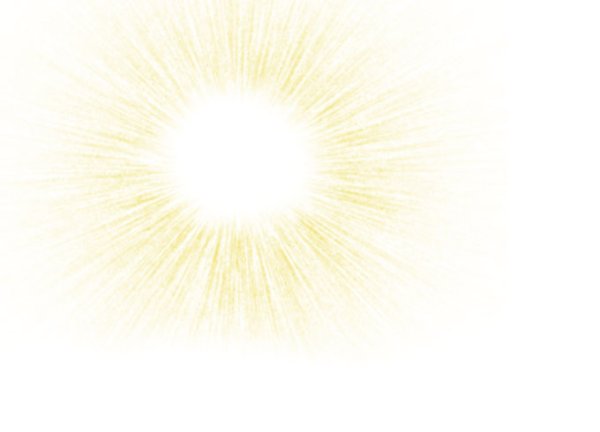 Божественный свет без фона