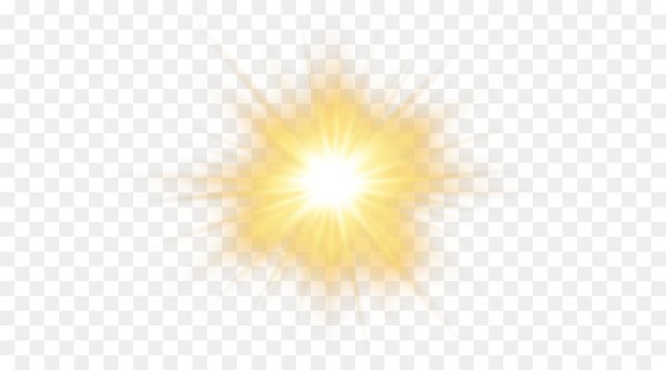 Желтые блики на прозрачном фоне