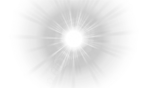 Свечение на белом фоне