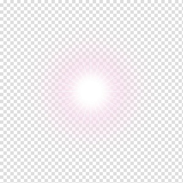 Белая светящаяся точка