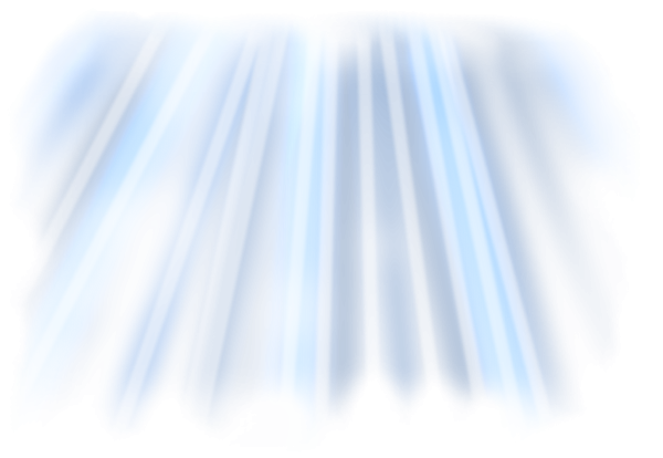 Солнечные лучи на прозрачном фоне