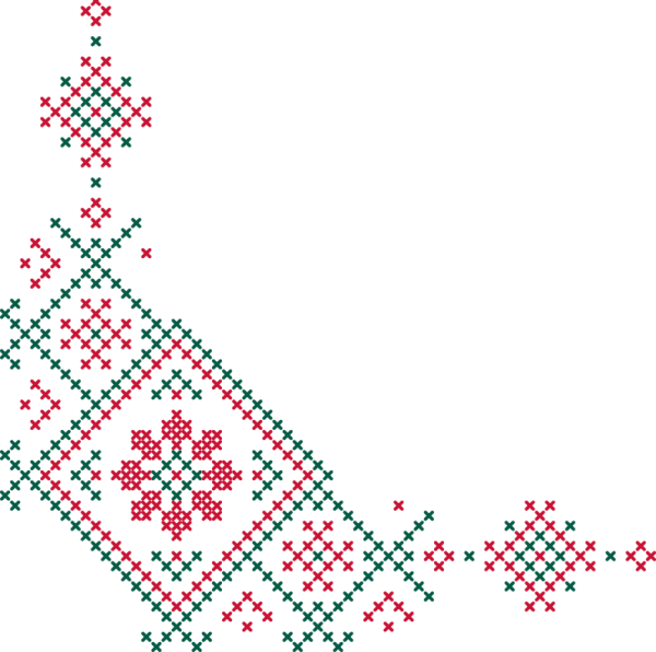 Белорусский орнамент на прозрачном фоне