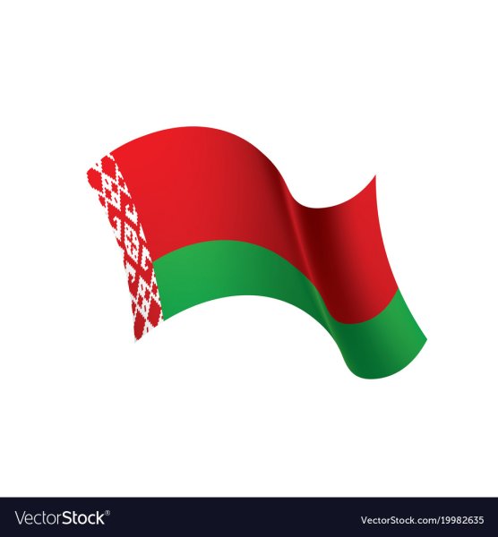 Развевающийся флаг Беларуси