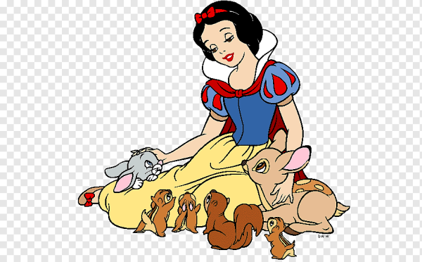 Белоснежка сидит