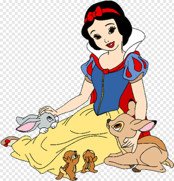 Белоснежка сидит