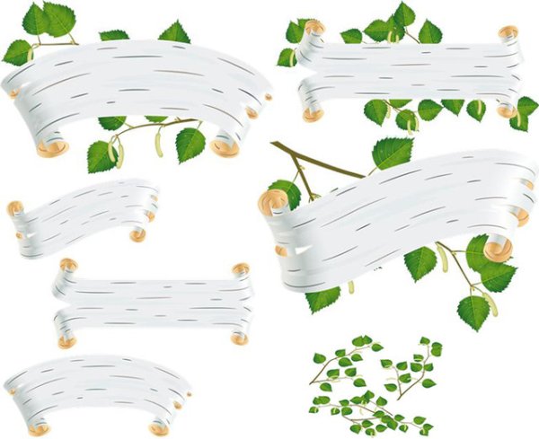 Рамка в виде березы