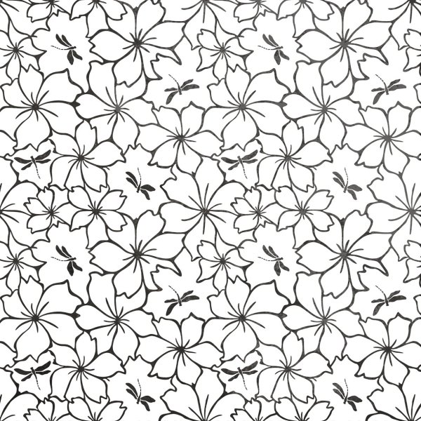 Узор в мелкий цветочек