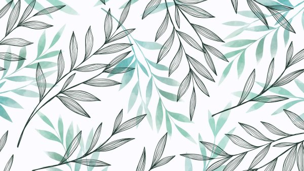 Паттерн листья вектор