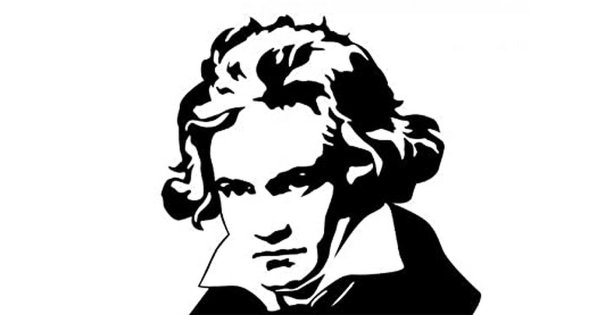 Бетховен одной линией