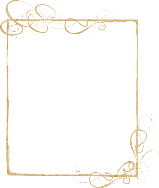 Тонкая Золотая рамка