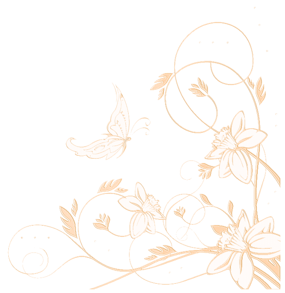 Нежные узоры на прозрачном фоне