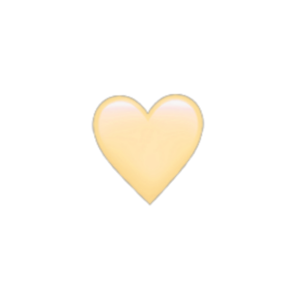 Бежевое сердце эмодзи