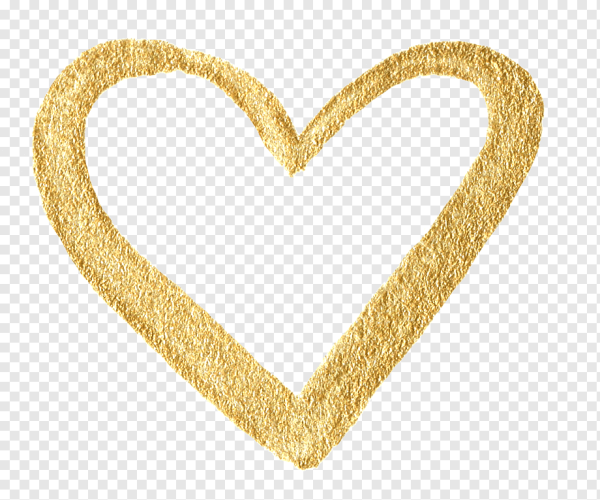 Золотые сердечки