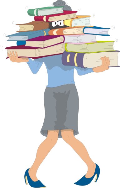 Библиотекарь мультяшный