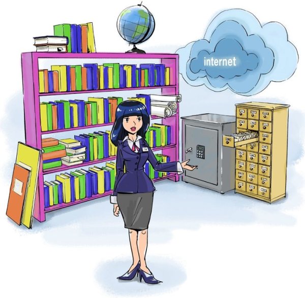 Библиотека иллюстрация