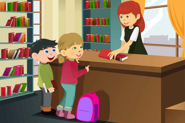 Картина библиотекарь для детей